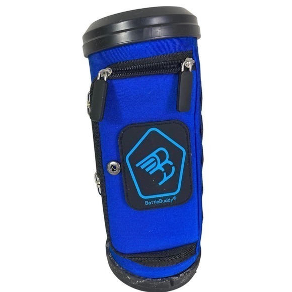 Battle Buddy Protection Pod Style Cylinder Core Neoprene Jacket Blue‎ Black 360 - Picture 1 of 15